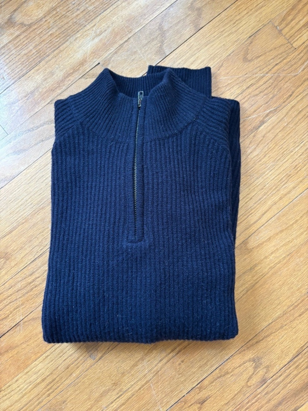 Alps & Meters 24 Ski Club Sweater Navy Medium NEW
